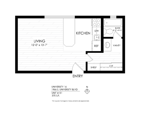 studio floor plan